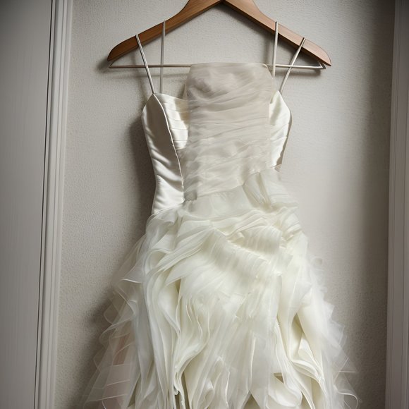Vera Wang wedding gown - FAWN - Picture 1 of 4